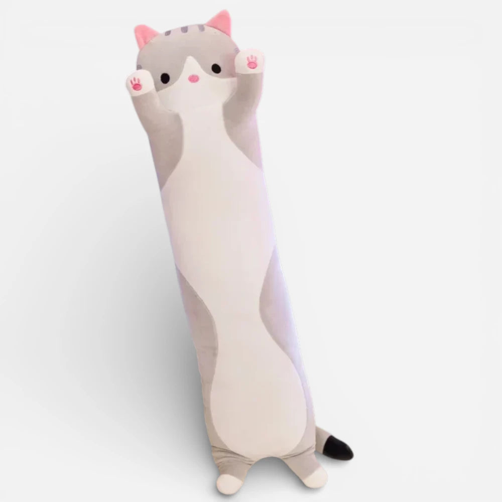 Peluche Chat Oreiller Dormant