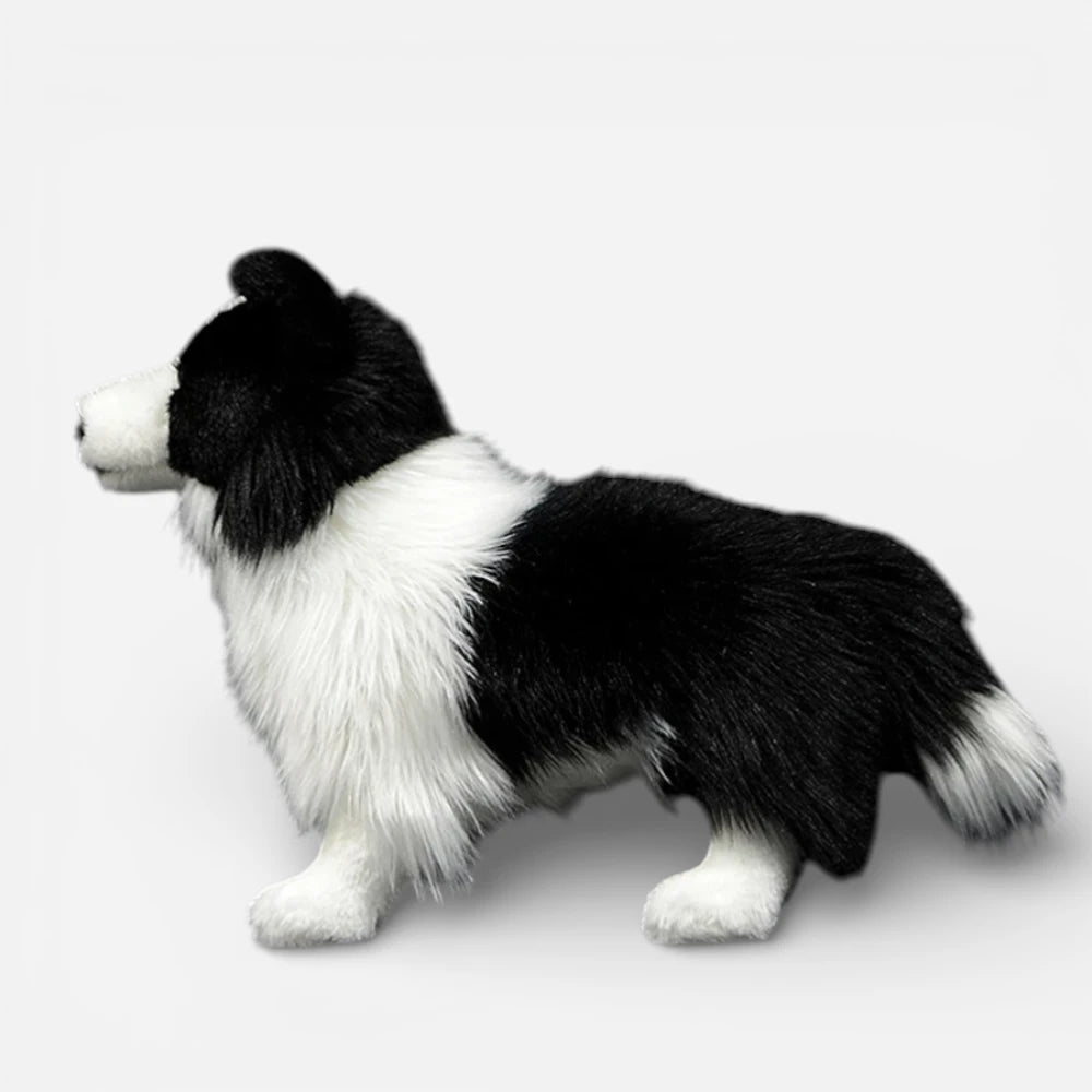 Peluche Border Collie Réaliste