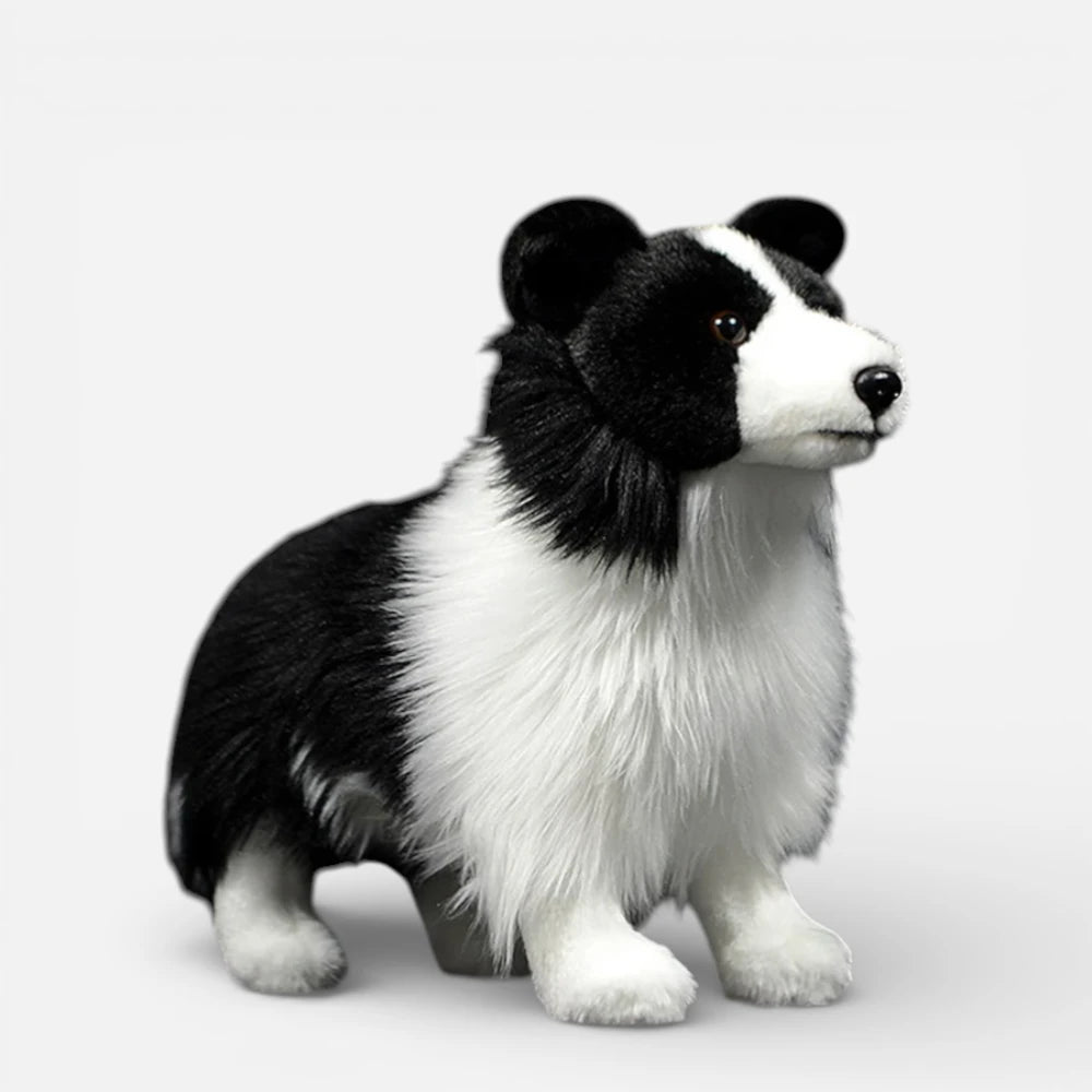 Peluche Border Collie Réaliste
