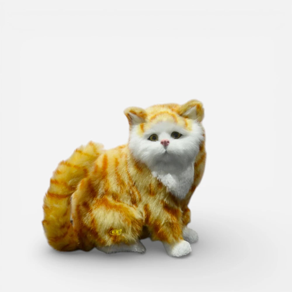 Peluche Chat Réaliste Décorative
