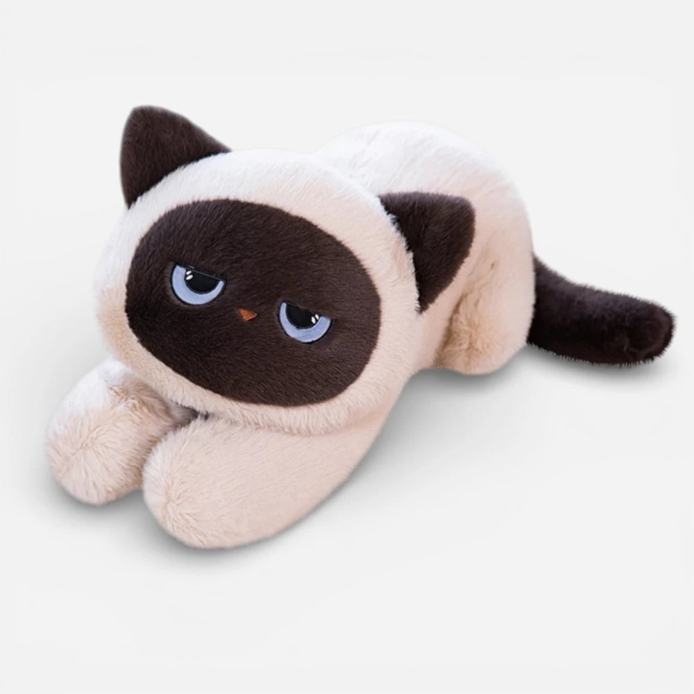 Peluche Chat Siamois Coussin