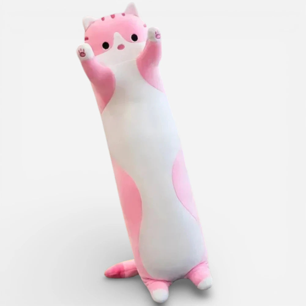 Peluche Chat Oreiller Dormant